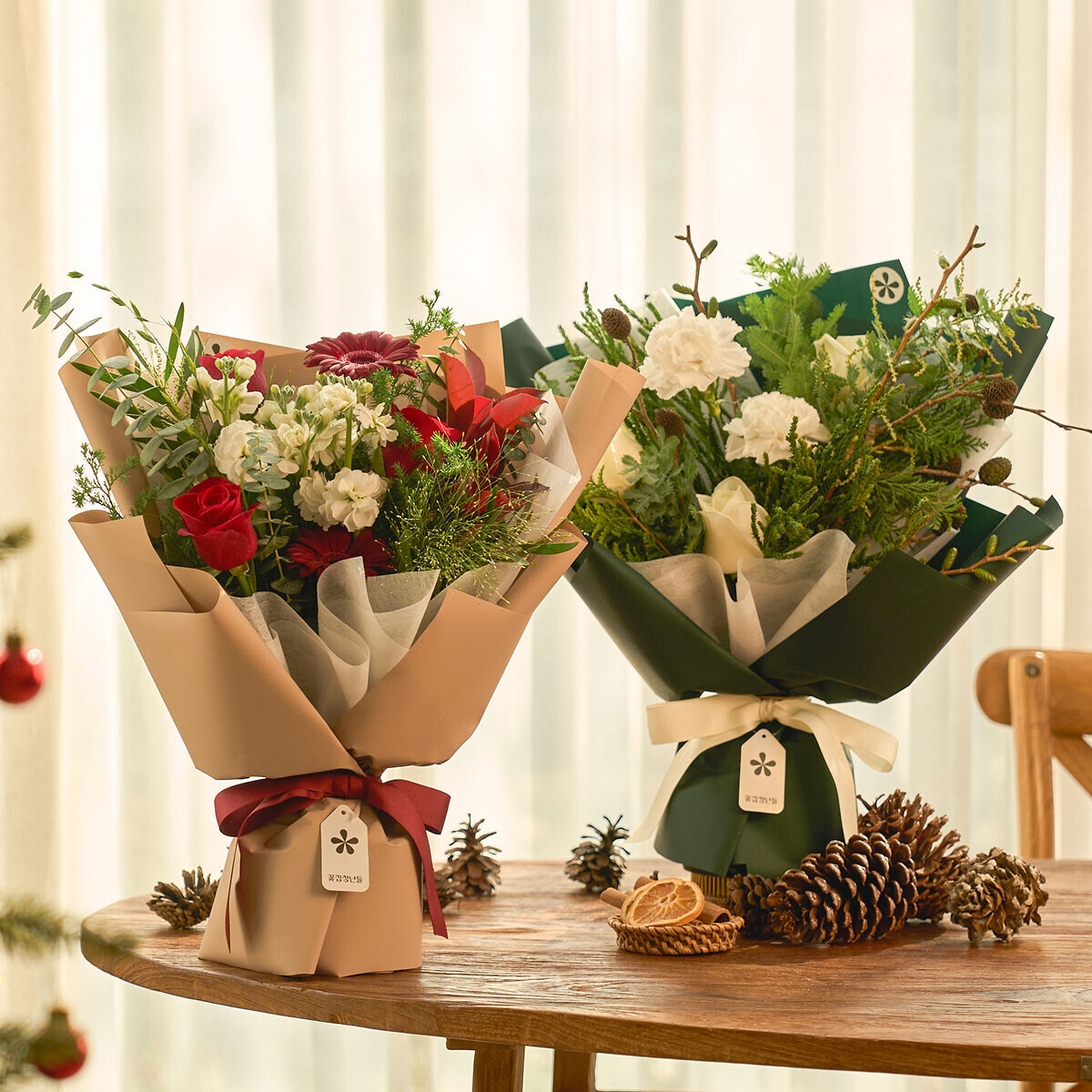 꽃집청년들,X-mas 계절 꽃다발