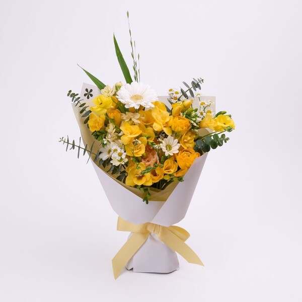 꽃집청년들,프리지아 시즌 꽃다발