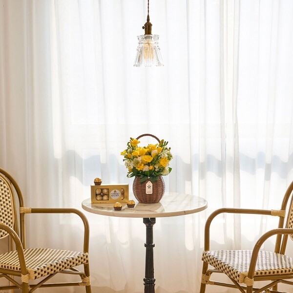 꽃집청년들,프리지아 시즌 꽃바구니+페레로로쉐 8구