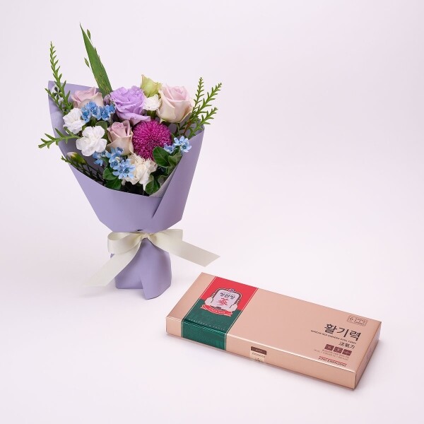 꽃집청년들,계절 꽃다발+정관장 활기력